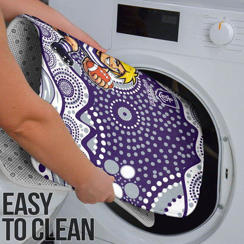 Fremantle Dockers Bathroom Set Aboriginal Dot Pattern - Football Mascot Heritage Pride