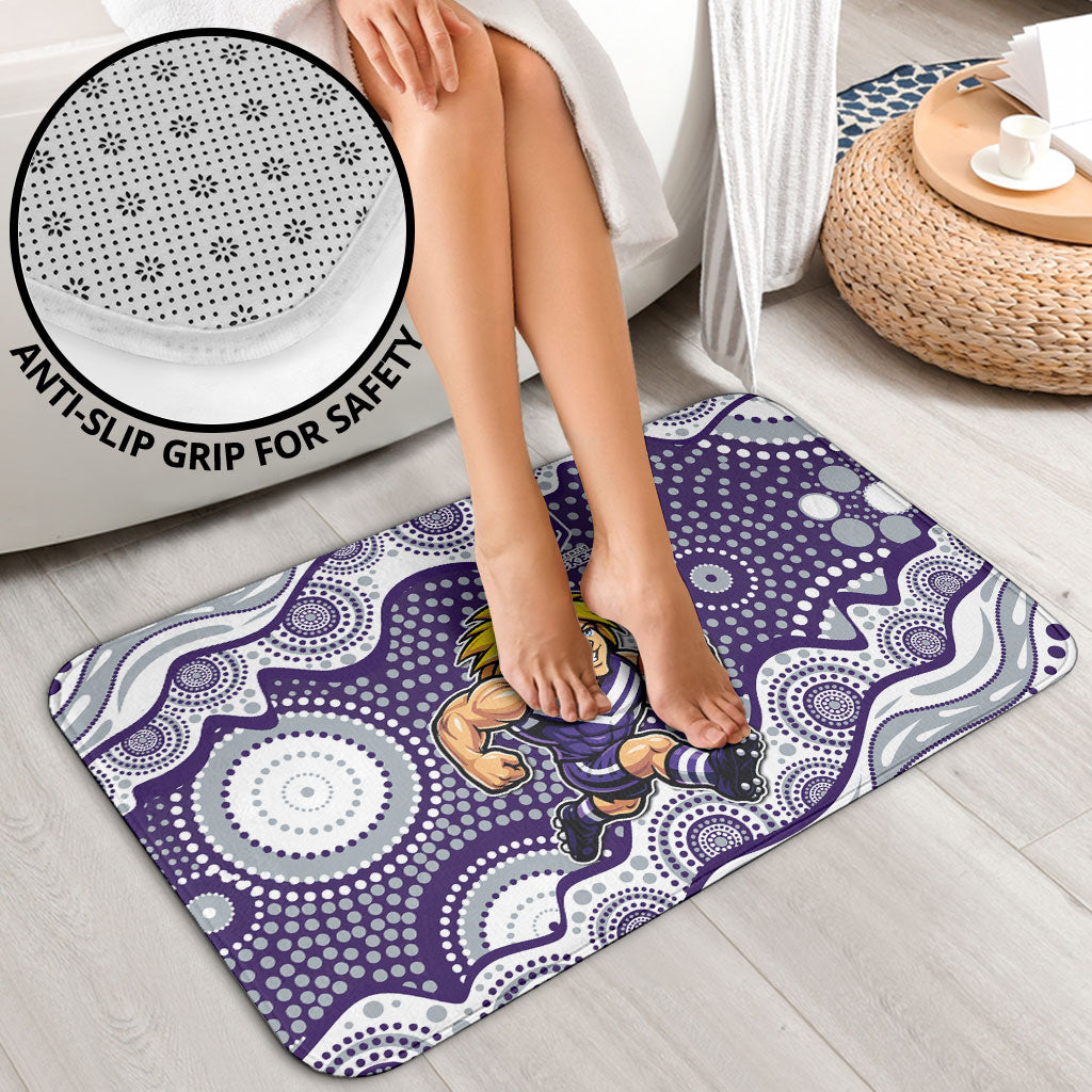Fremantle Dockers Bathroom Set Aboriginal Dot Pattern - Football Mascot Heritage Pride