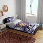 Fremantle Dockers Bedding Set Aboriginal Dot Pattern - Football Mascot Heritage Pride