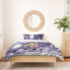 Fremantle Dockers Bedding Set Aboriginal Dot Pattern - Football Mascot Heritage Pride