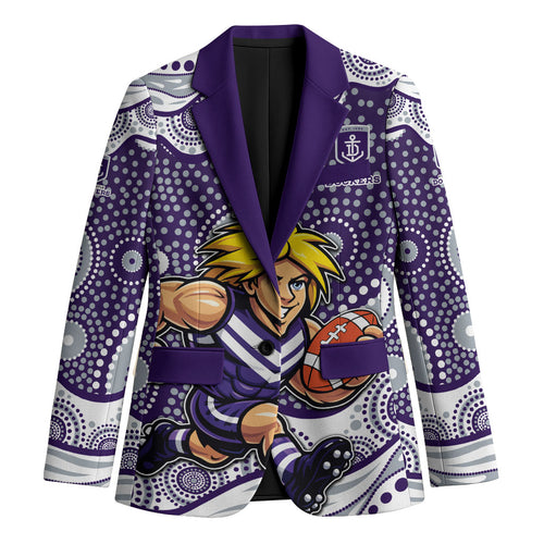 Fremantle Dockers Blazer Aboriginal Dot Pattern - Football Mascot Heritage Pride