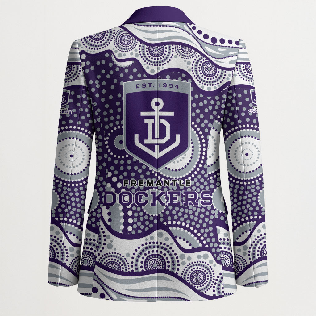 Fremantle Dockers Blazer Aboriginal Dot Pattern - Football Mascot Heritage Pride