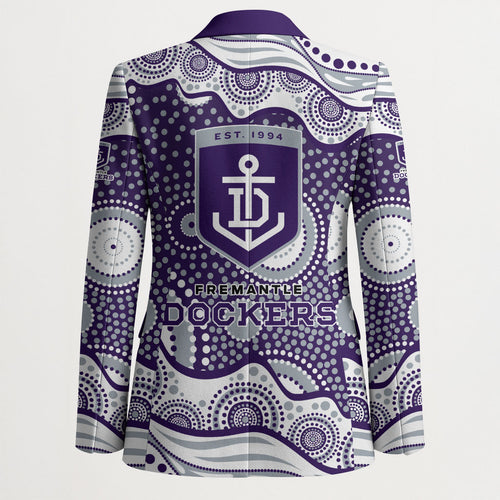 Fremantle Dockers Blazer Aboriginal Dot Pattern - Football Mascot Heritage Pride