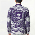 Fremantle Dockers Blazer Aboriginal Dot Pattern - Football Mascot Heritage Pride