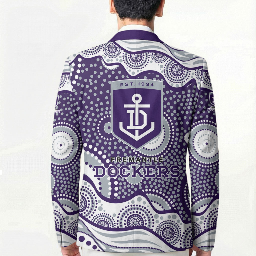 Fremantle Dockers Blazer Aboriginal Dot Pattern - Football Mascot Heritage Pride