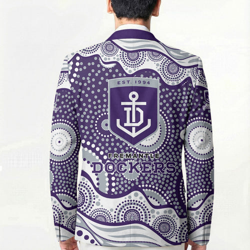 Fremantle Dockers Blazer Aboriginal Dot Pattern - Football Mascot Heritage Pride