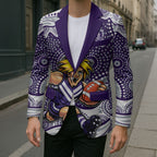 Fremantle Dockers Blazer Aboriginal Dot Pattern - Football Mascot Heritage Pride