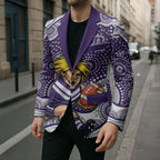 Fremantle Dockers Blazer Aboriginal Dot Pattern - Football Mascot Heritage Pride