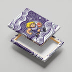 Fremantle Dockers Canvas Wall Art Aboriginal Dot Pattern - Football Mascot Heritage Pride