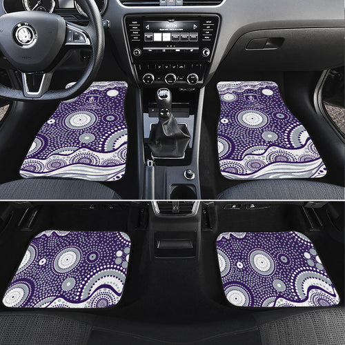 Fremantle Dockers Car Mats Aboriginal Dot Pattern - Football Mascot Heritage Pride