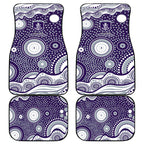 Fremantle Dockers Car Mats Aboriginal Dot Pattern - Football Mascot Heritage Pride