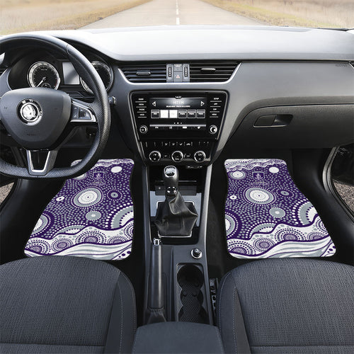 Fremantle Dockers Car Mats Aboriginal Dot Pattern - Football Mascot Heritage Pride
