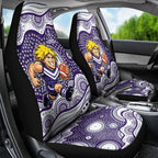 Fremantle Dockers Car Seat Cover Aboriginal Dot Pattern - Football Mascot Heritage Pride