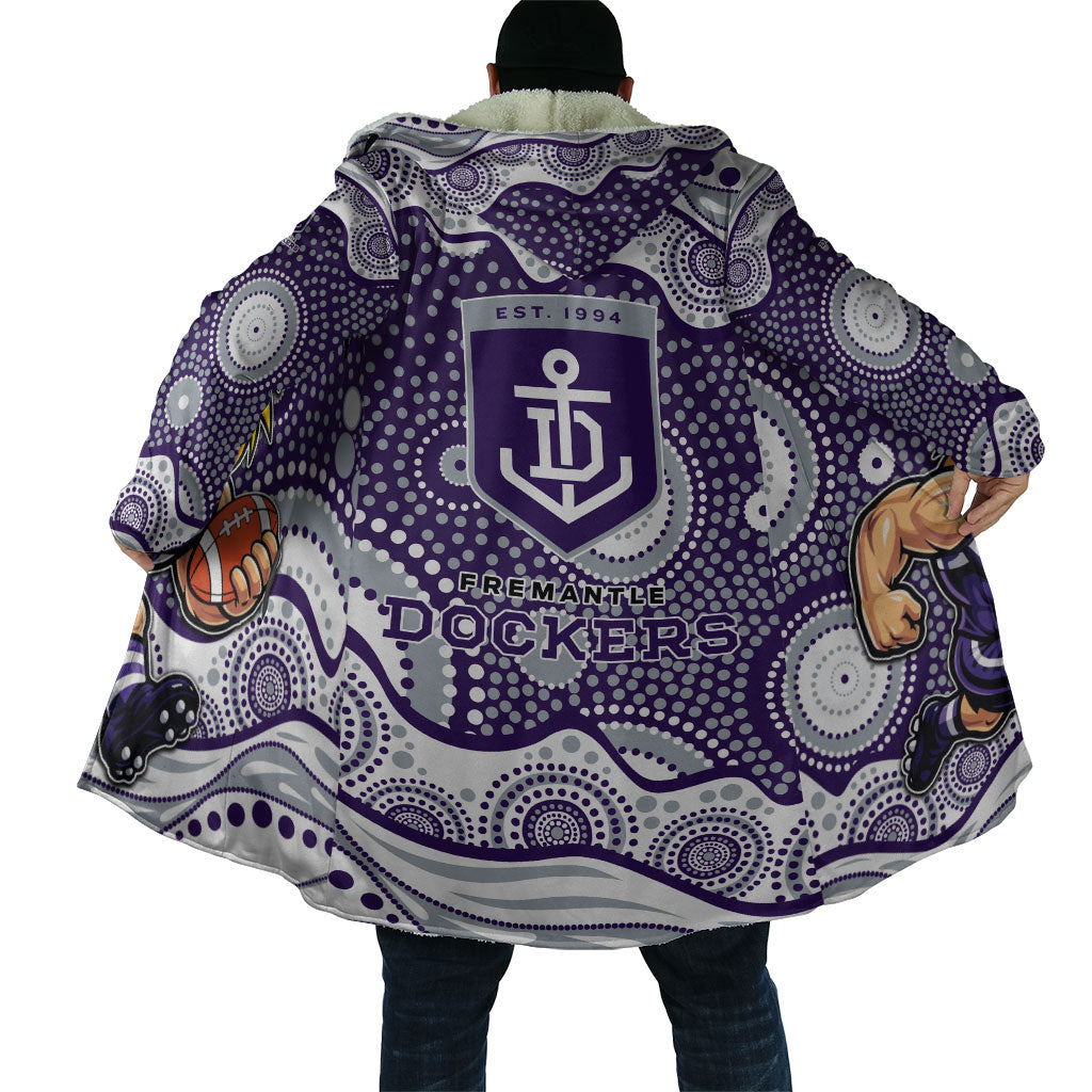 Fremantle Dockers Cloak Aboriginal Dot Pattern - Football Mascot Heritage Pride