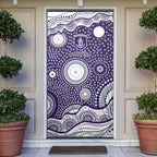 Fremantle Dockers Door Cover Aboriginal Dot Pattern - Football Mascot Heritage Pride
