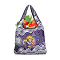 Fremantle Dockers Grocery Bag Aboriginal Dot Pattern - Football Mascot Heritage Pride