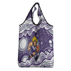 Fremantle Dockers Grocery Bag Aboriginal Dot Pattern - Football Mascot Heritage Pride
