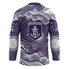 Fremantle Dockers Hockey Jersey Aboriginal Dot Pattern - Football Mascot Heritage Pride