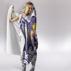 Fremantle Dockers Hooded Blanket Aboriginal Dot Pattern - Football Mascot Heritage Pride