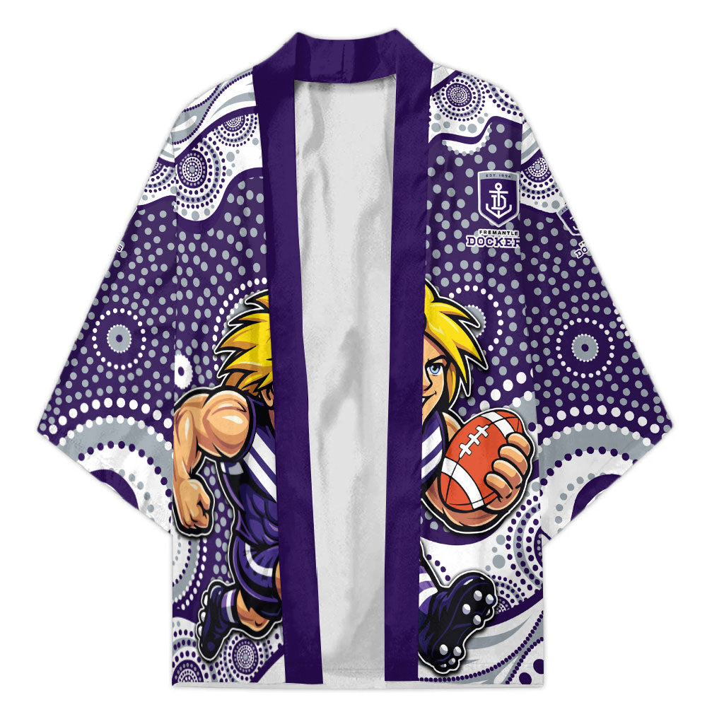 Fremantle Dockers Kimono Aboriginal Dot Pattern - Football Mascot Heritage Pride