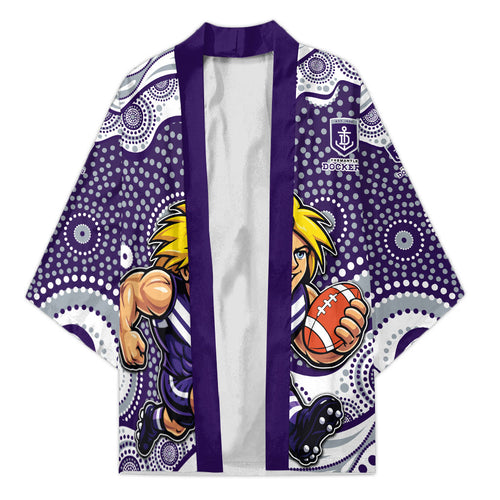Fremantle Dockers Kimono Aboriginal Dot Pattern - Football Mascot Heritage Pride