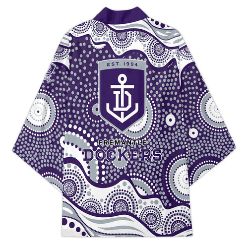 Fremantle Dockers Kimono Aboriginal Dot Pattern - Football Mascot Heritage Pride