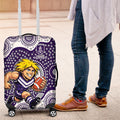 Fremantle Dockers Luggage Cover Aboriginal Dot Pattern - Football Mascot Heritage Pride