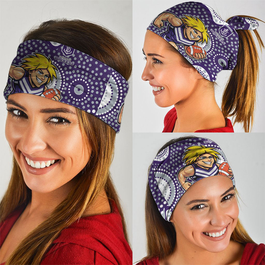 Fremantle Dockers Neck Gaiter Aboriginal Dot Pattern - Football Mascot Heritage Pride