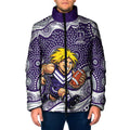 Fremantle Dockers Padded Jacket Aboriginal Dot Pattern - Football Mascot Heritage Pride
