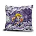 Fremantle Dockers Pillow Cover Aboriginal Dot Pattern - Football Mascot Heritage Pride