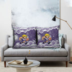 Fremantle Dockers Pillow Cover Aboriginal Dot Pattern - Football Mascot Heritage Pride