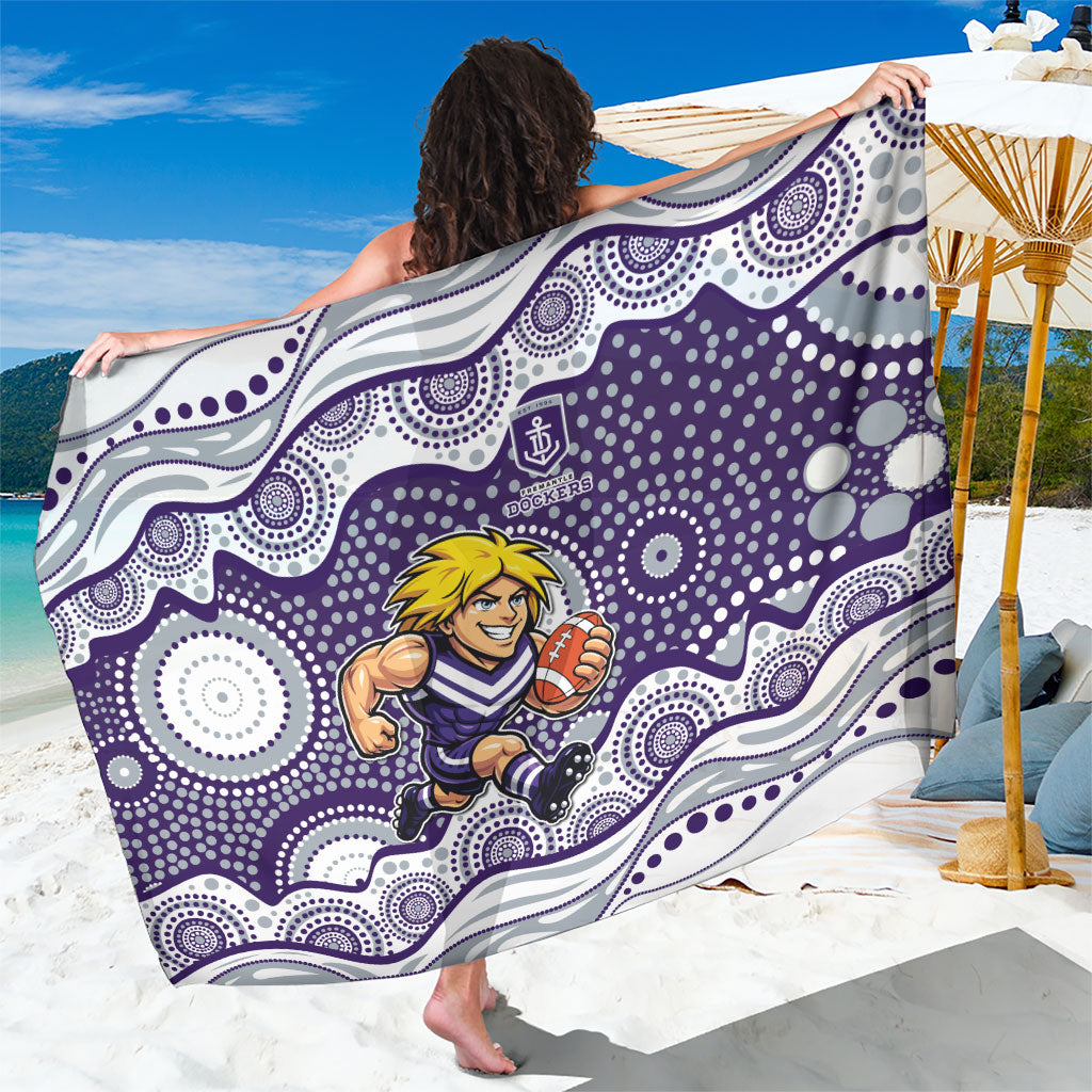 Fremantle Dockers Sarong Aboriginal Dot Pattern - Football Mascot Heritage Pride