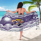 Fremantle Dockers Sarong Aboriginal Dot Pattern - Football Mascot Heritage Pride