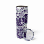 Fremantle Dockers Skinny Tumbler Aboriginal Dot Pattern - Football Mascot Heritage Pride
