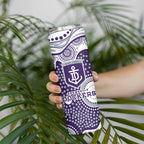 Fremantle Dockers Skinny Tumbler Aboriginal Dot Pattern - Football Mascot Heritage Pride