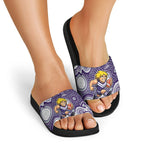 Fremantle Dockers Slide Sandals Aboriginal Dot Pattern - Football Mascot Heritage Pride