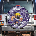 Fremantle Dockers Spare Tire Cover Aboriginal Dot Pattern - Football Mascot Heritage Pride