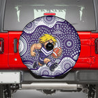 Fremantle Dockers Spare Tire Cover Aboriginal Dot Pattern - Football Mascot Heritage Pride