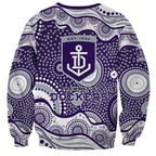 Fremantle Dockers Sweatshirt Aboriginal Dot Pattern - Football Mascot Heritage Pride