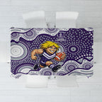 Fremantle Dockers Tablecloth Aboriginal Dot Pattern - Football Mascot Heritage Pride