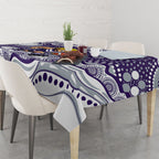 Fremantle Dockers Tablecloth Aboriginal Dot Pattern - Football Mascot Heritage Pride