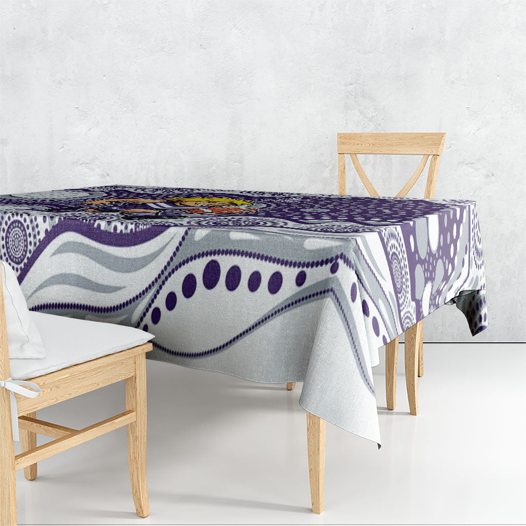 Fremantle Dockers Tablecloth Aboriginal Dot Pattern - Football Mascot Heritage Pride