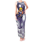 Fremantle Dockers Tank Maxi Dress Aboriginal Dot Pattern - Football Mascot Heritage Pride