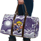 Fremantle Dockers Travel Bag Aboriginal Dot Pattern - Football Mascot Heritage Pride