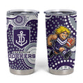Fremantle Dockers Tumbler Cup Aboriginal Dot Pattern - Football Mascot Heritage Pride