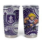 Fremantle Dockers Tumbler Cup Aboriginal Dot Pattern - Football Mascot Heritage Pride