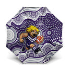 Fremantle Dockers Umbrella Aboriginal Dot Pattern - Football Mascot Heritage Pride