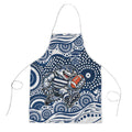 Geelong Cats Apron Aboriginal Dot Pattern - Football Mascot Heritage Pride