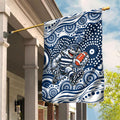Geelong Cats Garden Flag Aboriginal Dot Pattern - Football Mascot Heritage Pride