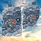 Geelong Cats Garden Flag Aboriginal Dot Pattern - Football Mascot Heritage Pride